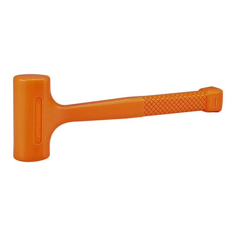 PITTSBURGH 41796 Martillo de goma de 1 libra, color naranja neón