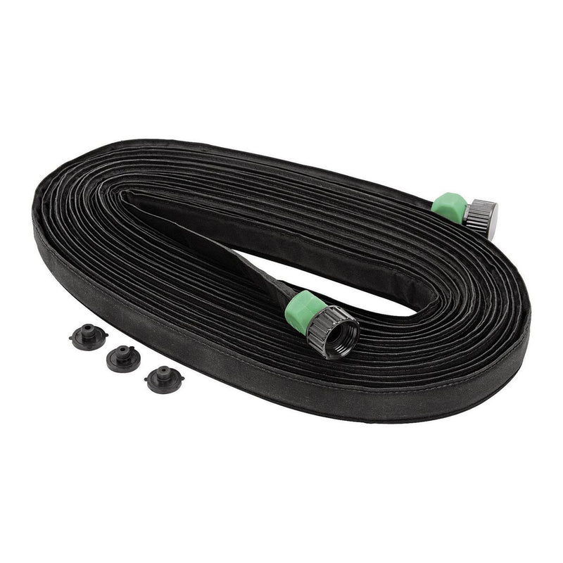ONE STOP GARDENS 57198 Manguera de riego por goteo plana de 50 pies x 3/4 pulgadas