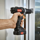 WARRIOR 57366 Taladro inalámbrico de 12V y 3/8 pulgadas con batería y cargador