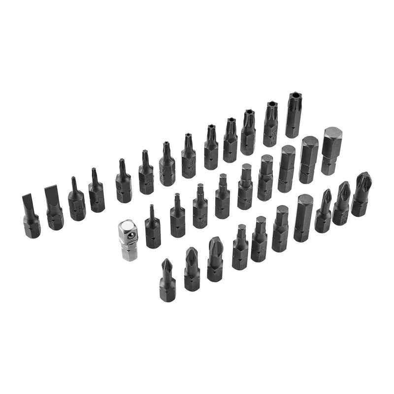ICON 58074 Set de trinquete con cabeza flexible y puntas 35 piezas