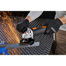 WARRIOR 58089 Esmeriladora angular de 4,3 amperios y 4-1/2 pulgadas con interruptor deslizante