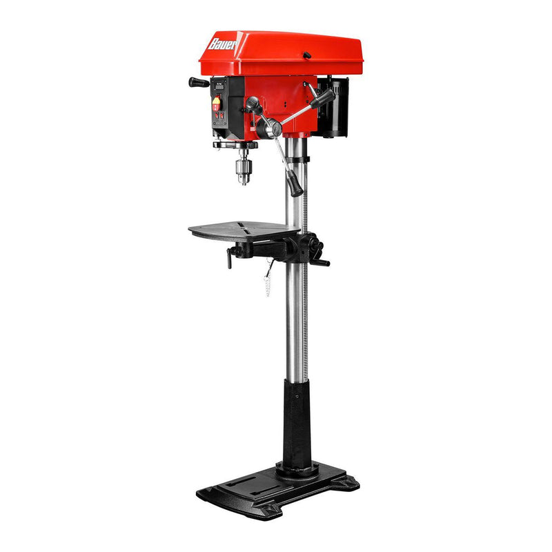 BAUER 58783 Taladro de Columna de Velocidad Variable de 17 Pulgadas con Luz