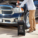 VIKING 59466 Cargador de Batería con Ruedas de 2/15/50/250 Amperios, 6/12 Voltios, Arrancador de Motor y Probador de Alternador