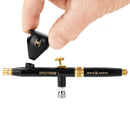 BLACK WIDOW BY SPECTRUM 59557 Aerógrafo de Acción Dual, Alimentación por Gravedad, 0.3 mm, 0.5 mm