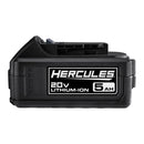 HERCULES 59642 Batería de Litio de 20V y 5 Ah de Alto Rendimiento