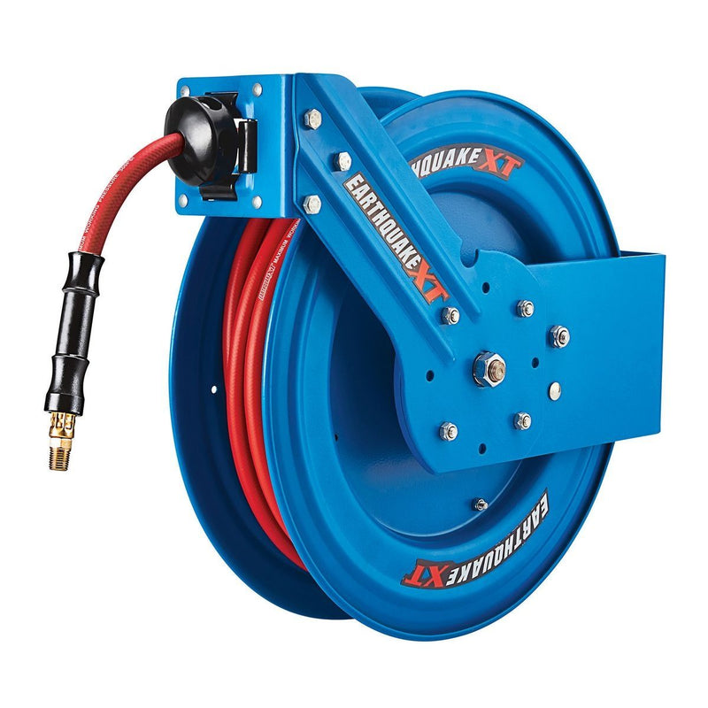 EARTHQUAKE XT 64925 Carrete de Manguera de Aire de Grado Industrial de 3/8 pulgadas x 50 pies