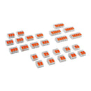 PITTSBURGH 70056 Conector Compacto de Palanca para Cables, Juego de 25 Piezas