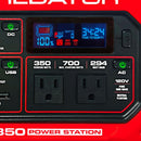 PREDATOR 70082 Estación de Energía 350, 350 Vatios Continuos, Capacidad de 294 Wh