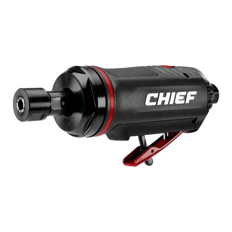70313 Amoladora Neumática Recta Profesional de 1/4" con Cuerpo Compuesto – CHIEF