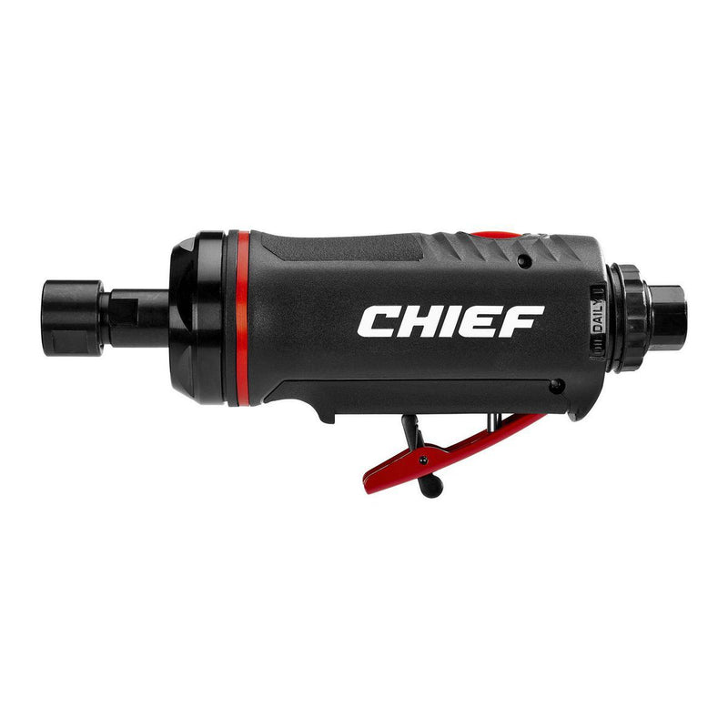 70313 Amoladora Neumática Recta Profesional de 1/4" con Cuerpo Compuesto – CHIEF