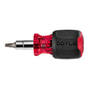 DOYLE 70688 Destornillador Multibit Stubby 6 en 1 / Destornillador de Tuercas