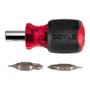 DOYLE 70688 Destornillador Multibit Stubby 6 en 1 / Destornillador de Tuercas