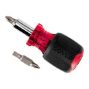 DOYLE 70688 Destornillador Multibit Stubby 6 en 1 / Destornillador de Tuercas