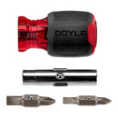 DOYLE 70688 Destornillador Multibit Stubby 6 en 1 / Destornillador de Tuercas