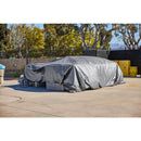 70914 Lona de Extrema Resistencia, Plateada y Negra, 30 ft. x 40 ft., Resistente a las Inclemencias del Tiempo