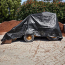 70916 Lona de 16 pies x 20 pies, de Uso Extremo, Resistente a la Intemperie, en color plata y negro