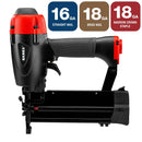 BANKS 70923 Clavadora/Engrapadora 3-en-1 para Clavos Brad/Acabado y Grapas de Corona