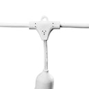 LUMINAR OUTDOOR 70990 Luces de Cadena LED para Exterior de 24 pies, Blancas