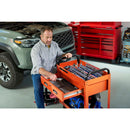 U. S. GENERAL 71207 Carro de Servicio de 30 Pulgadas, 1 cajón, Naranja