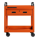U. S. GENERAL 71207 Carro de Servicio de 30 Pulgadas, 1 cajón, Naranja
