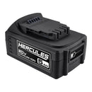 HERCULES 71262 Kit de Inicio con Batería de Litio de Alto Rendimiento de 20V de 5 Ah y Cargador Multivoltaje de 4 Amperios