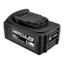 HERCULES 71271 Paquete de Batería de Iones de Litio de Alto Rendimiento de 20V y 5 Ah, 2 Unidades