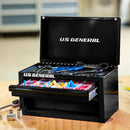 U. S. GENERAL 72431 Caja de Herramientas Mini de Acero, Negra