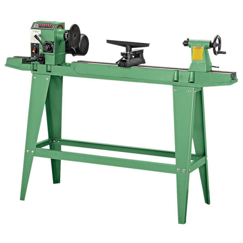 CENTRAL MACHINERY 34706 Torno De Madera De 3/4 HP Con Cabezal Reversible, 12 pulg. X 33-3 / 8 pulg.