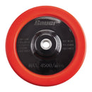 BAUER 56389 Almohadilla De Respaldo De Bucle Y Gancho de Pulido Roscado, 7 pulg.