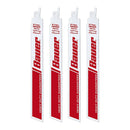 9 en. 14 TPI Bi-Metal Alternativos Hojas de sierra, 4 Pk.