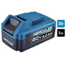 HERCULES 57373 Batería De Rendimiento Extendido Iones De Litio de 20 V y 5,0 Ah