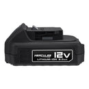 HERCULES 57367 Batería Ligera Compacta De Iones De Litio De 12 V y 2,0 Ah