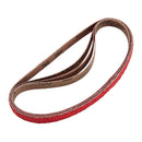 1/2 pulg. X 18 pulg. De cerámica profesional abrasivo de lijado Juego de correas, 4 Pk.