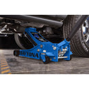 DAYTONA 56640 Gato De Piso Profesional De 4 Toneladas Con BOMBA RÁPIDA, Azul