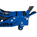 DAYTONA 56641 Gato De Piso Rapid Pump® Profesional De Bajo Perfil Y Largo Alcance De 3 Toneladas, Azul