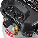 FORTRESS 56829 Compresor De Aire Manual De Alto Rendimiento De 6 Galones y 175 PSI