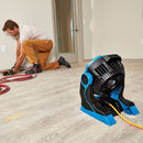 HERCULES 57275 Ventilador De Trabajo De Doble Potencia Iones De Litio De 20v / 120v (Solo Herramienta)