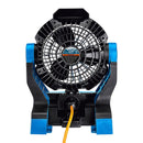 HERCULES 57275 Ventilador De Trabajo De Doble Potencia Iones De Litio De 20v / 120v (Solo Herramienta)