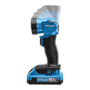 HERCULES 57279 Lámpara / Luz De Trabajo LED Pivotante Inalámbrica Iones De Litio De 20 v y 220 Lúmenes (Solo Herramienta)