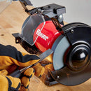 BAUER 57286 Esmeril/Amoladora de banco con luces LED, 6 pulg.