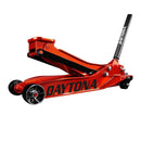 DAYTONA 57590 Gato de Piso Super Duty Rapid Pump® Bajo Perfil de 3 Toneladas, Naranja Metálico Sunburst