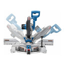 HERCULES 57675 Sierra De Inglete Compuesta De Doble Bisel Con Guía De Sombras LED De Precisión, 12 pulg.