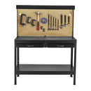 YUKON 58695 Banco de Trabajo con Luz, 48 pulg.