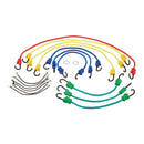 Surtido Longitud del estiramiento elástico Cords, 18 Pc.