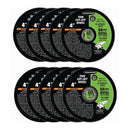 4 en. 54 Grit delgada de metal de corte de la rueda 10 Pk.