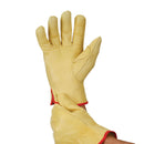 HARDY 62352 Guantes de Trabajo de Cuero de Grano Completo, Grande