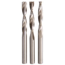 1/4 pulg. Acero de alta velocidad del corte del espiral Bits, 3 Pc.