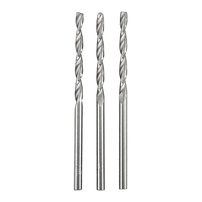 1/8 pulg. Acero de alta velocidad del corte del espiral Bits, 3 Pc.