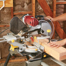 CHICAGO ELECTRIC 61969 Sierra De Inglete Compuesta Deslizante De Doble Bisel Con Sistema De Guía Láser, 12 pulg.