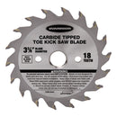 WARRIOR 95620 Hoja De Sierra Circular 18 Dientes Toe Kick, 3-3 / 8 pulg.